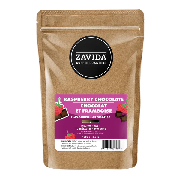 Кава Zavida Raspberry Chocolate "Малина Шоколад" Обсмаження Середнє 1000 г