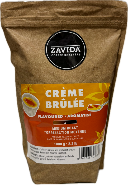 Кава Zavida Creme Brulee "Крем-Брюле" Обсмаження Середнє 1000 г
