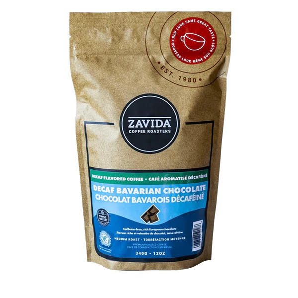 Кава Zavida Decaf Bavarian Chocolate "Баварський Шоколад Без кофеїну "Обсмаження Середнє 340г