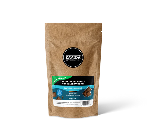 Кава Zavida Decaf Bavarian Chocolate "Баварський Шоколад Без кофеїну "Обсмаження Середнє 340г