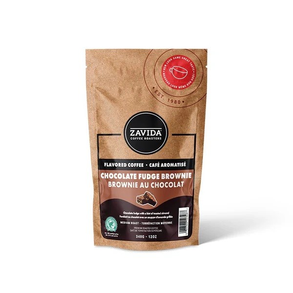 Кава Zavida Chocolate Brownie 340g "Шоколадний Брауні" Обсмаження Середнє 340г